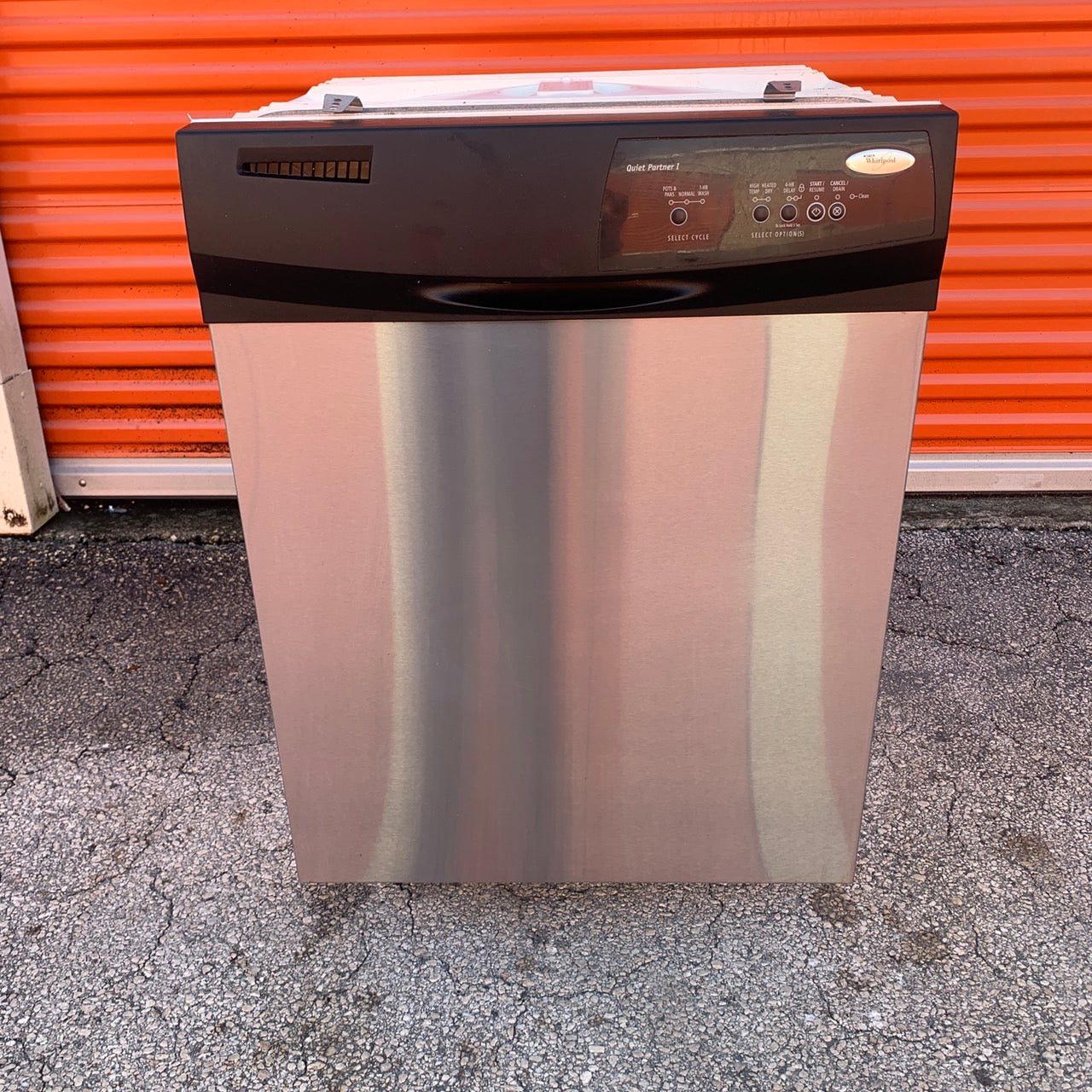 Whirlpool Stainless Steel Dishwasher Whirlpool Stainless Steel Dishwasher